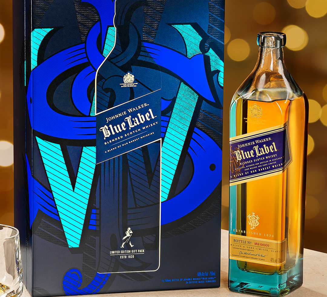 WHISKY JOHNNIE WALKER BLUE LABEL - 750ML