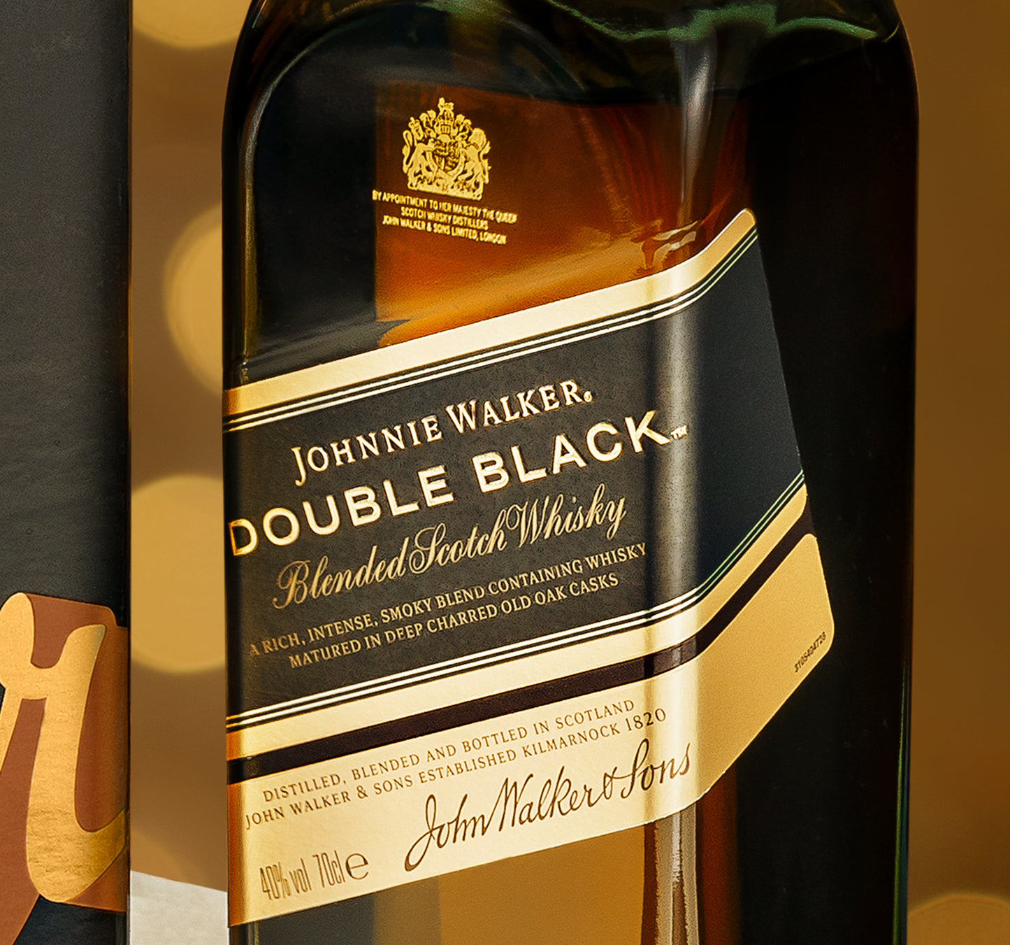 WHISKY JOHNNIE WALKER DOUBLE BLACK - 1L